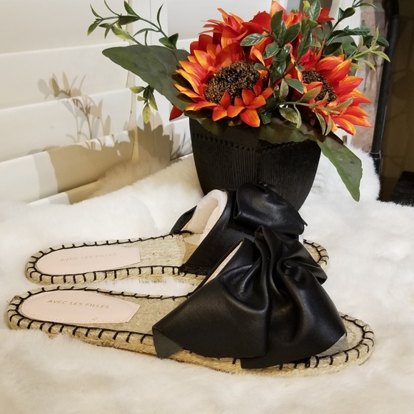 🆕️ Avec Les Filles Gemma Bow Slide Sandals - Picture 3 of 9